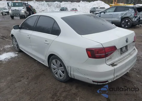 2017 Volkswagen Jetta 1.4T S z USA, uszkodzony, nr VIN 3VW2B7AJ0HM363889
